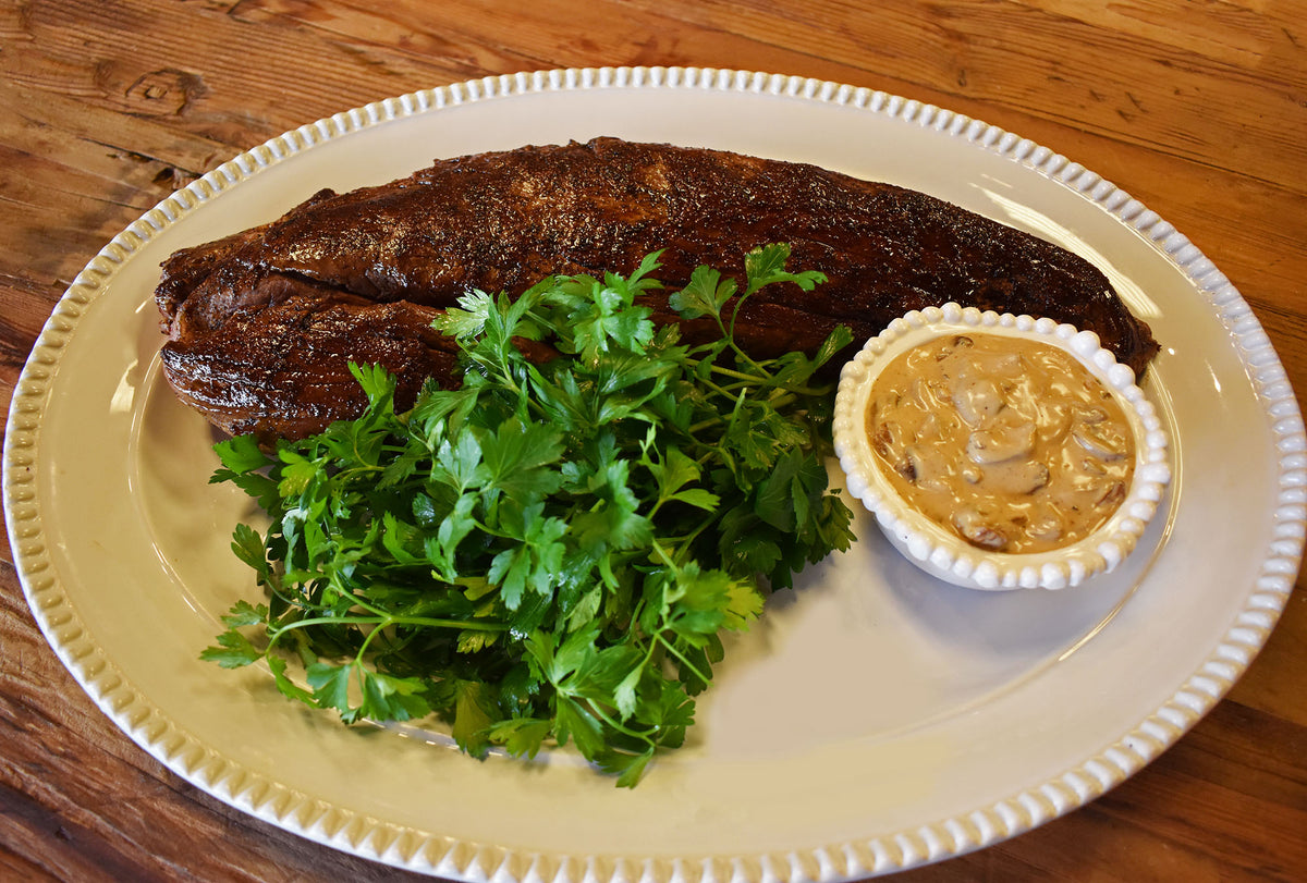 Whole Roasted Beef Tenderloin with Mushroom Marsala Sauce Black Fig