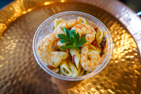 Greek Shrimp Pasta Salad