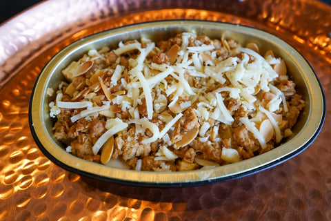 Pear Crumble with Cheddar Cheese