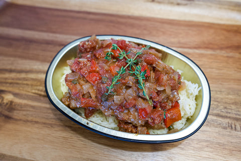 Chicken Thighs Cacciatore