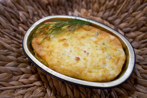 Shrimp and Leek Frittata