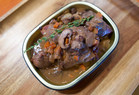 Coq Au Vin/Wine Braised Bone In Chicken