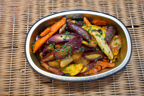 Roasted Carrots of Many Colors