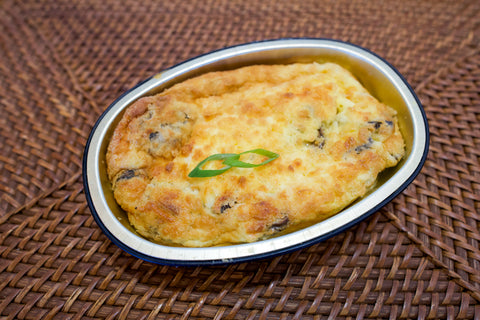Mushroom and Smoked Gouda Cheese Frittata