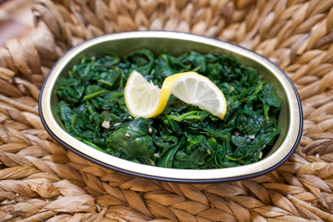 Sautéed Spinach with Shallots