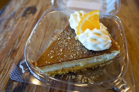 Pumpkin Cheesecake Slice