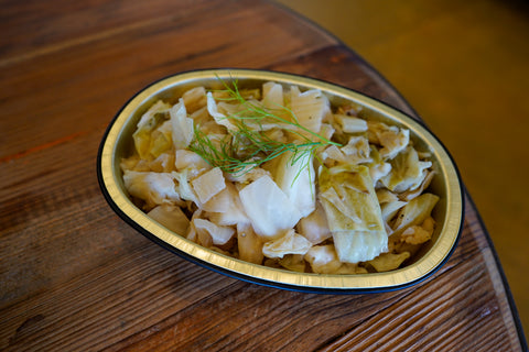 Braised Cabbage w/Fennel & Onions