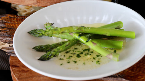 Asparagus with Compound Butter (FF)