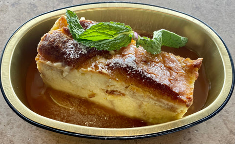 Bread Pudding with Orange Butter Glaze