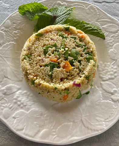 Cous Cous Salad with Butternut Squash & Spinach