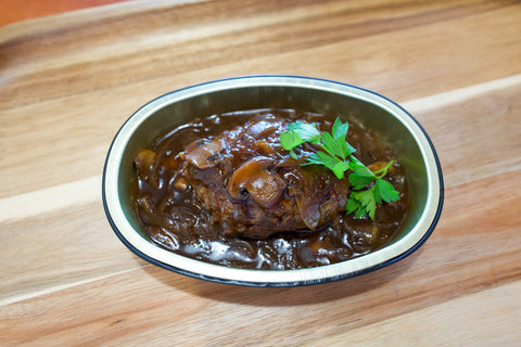 Chopped Steak with Mushroom Sauce