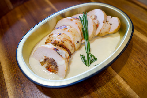 Mediterranean Chicken Roulade