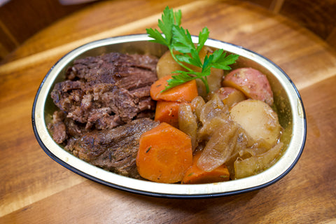 Classic Pot Roast with Carrots and Potatoes