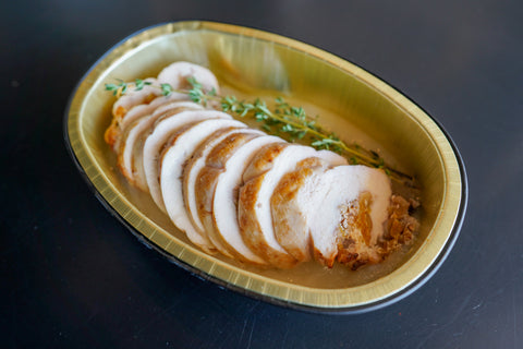 Stuffed Chicken Roulade w/ Goat Cheese and Apricots