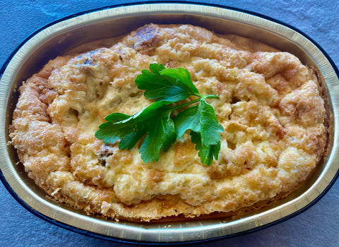 Bradley's Sausage, Cheddar and Spinach Frittata