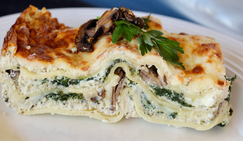 Spinach and Mushroom Lasagna