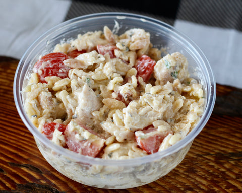Tomato, Basil, Orzo Chicken Salad
